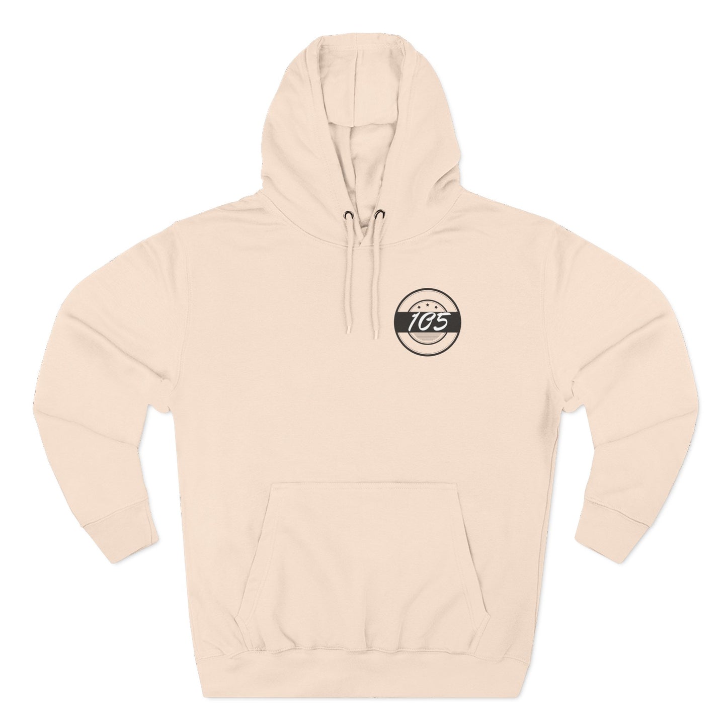 Adult 105 Christian Black and White Letters Hoodie