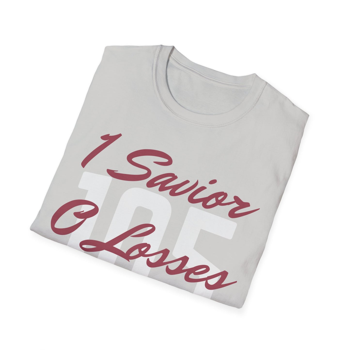 Adult 105 Christian Marron and White Letters