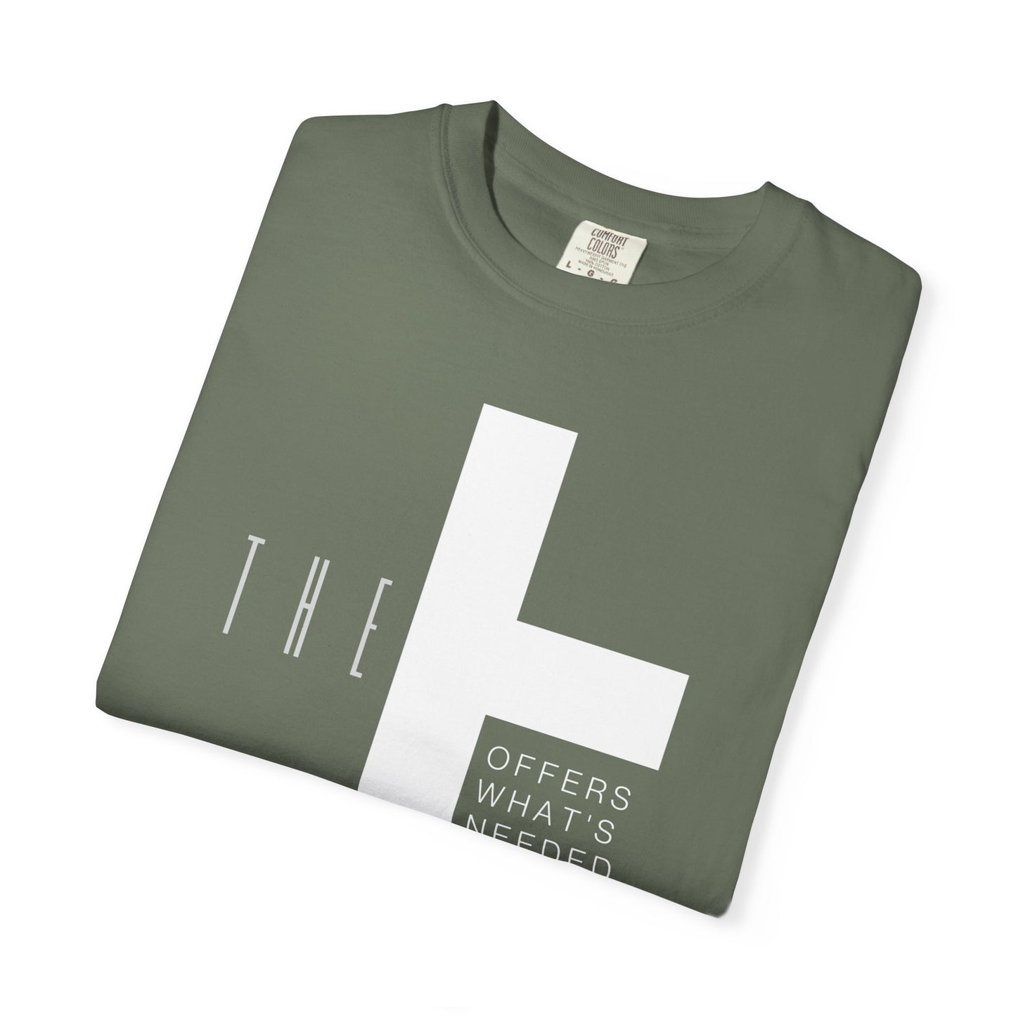 Adult T-Town Christian White Letters & Cross
