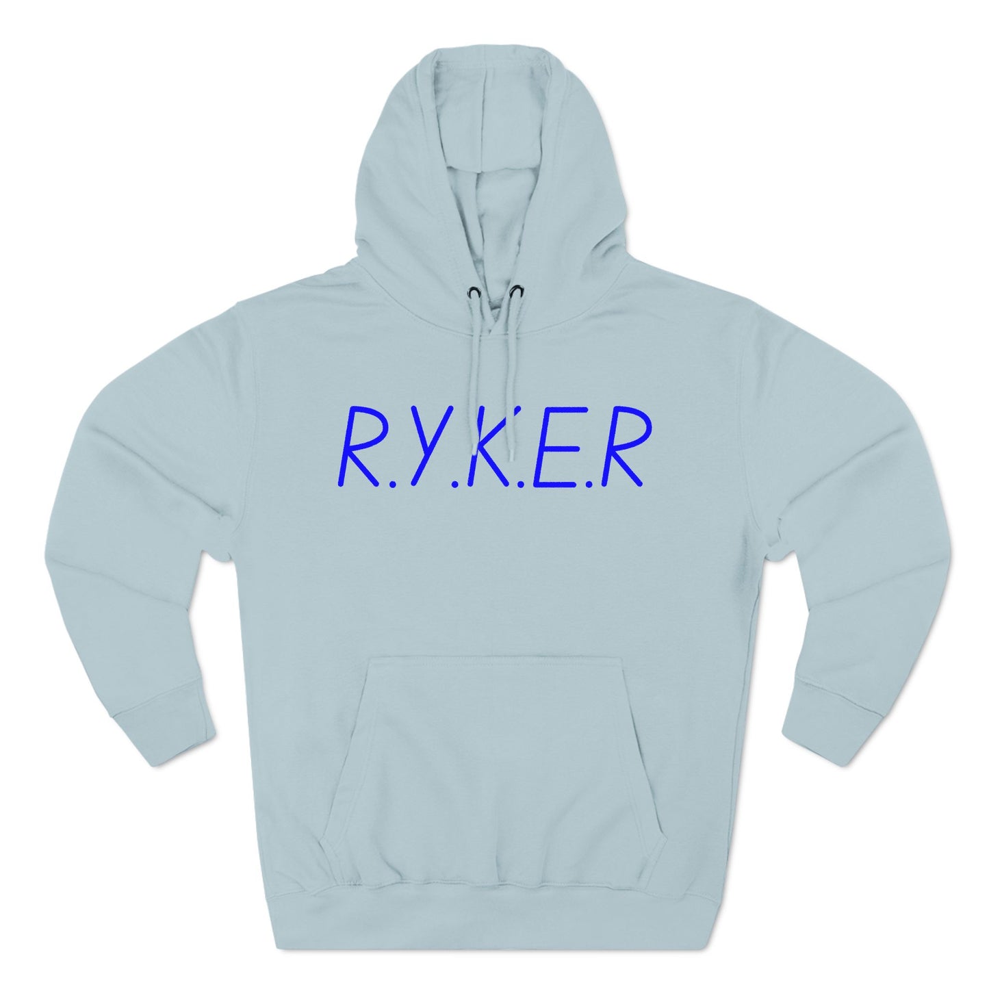 RYKER Christian Blue Letters Hoodie
