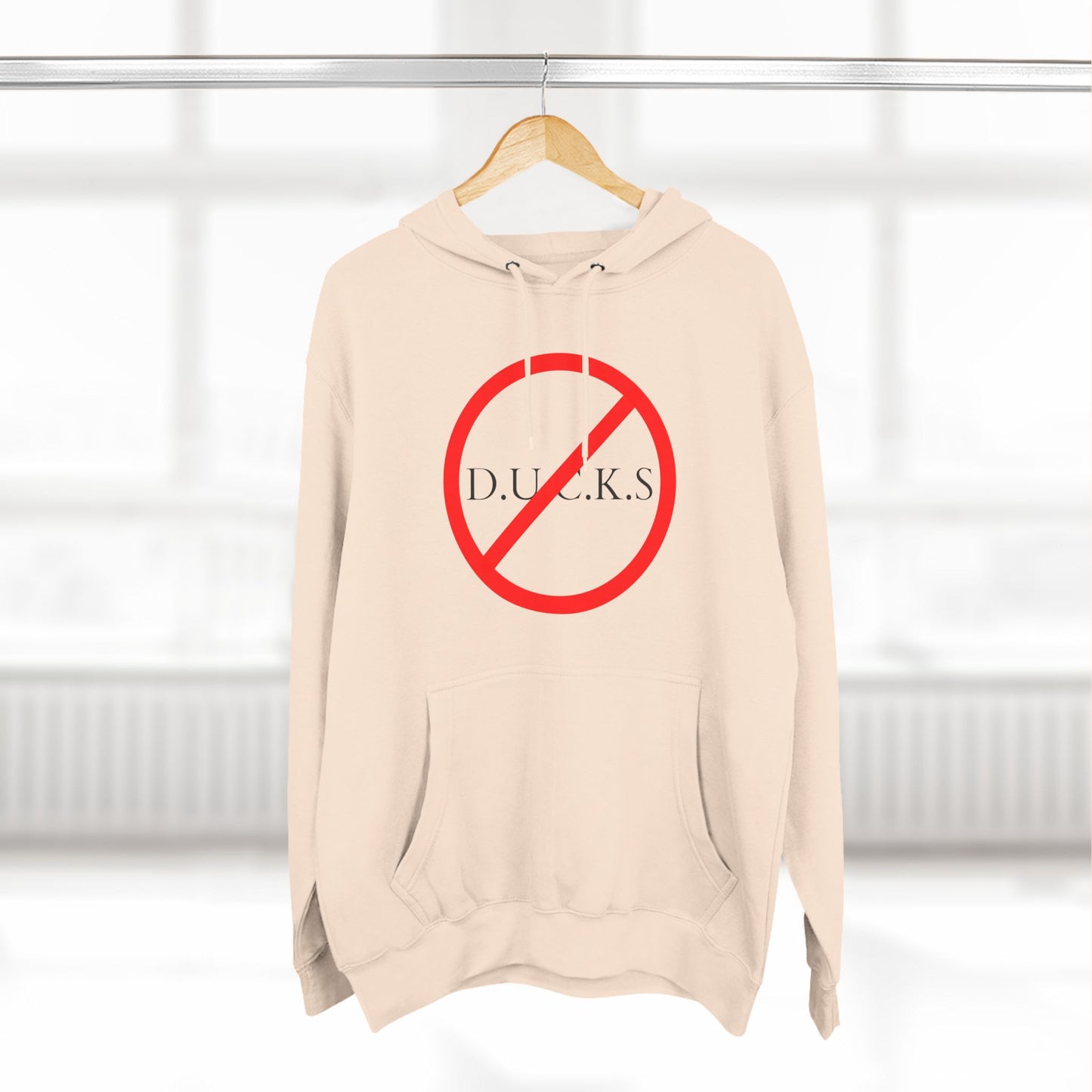 Ducks Christian Black Words Hoodie