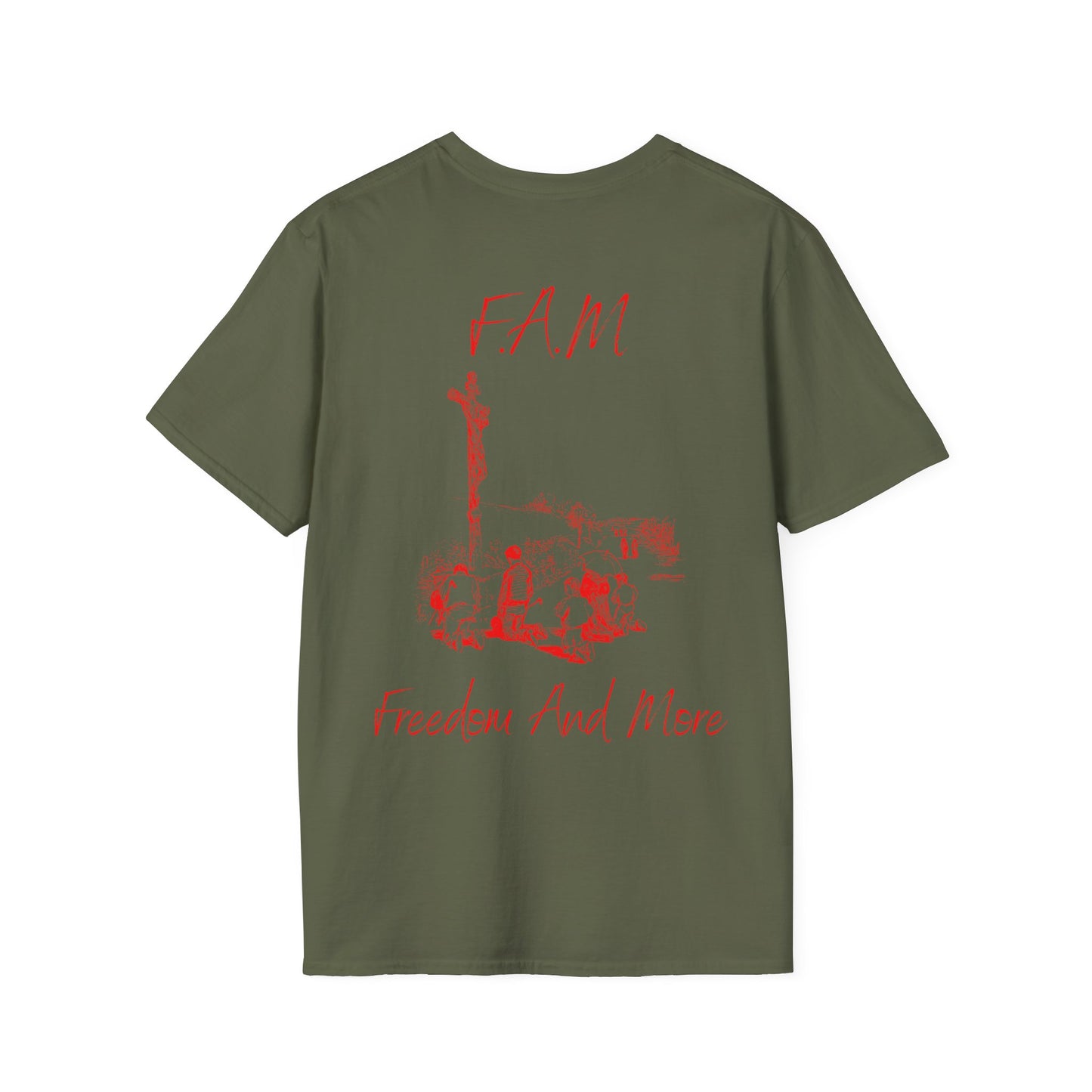 Fam Christian Red Letters & Image