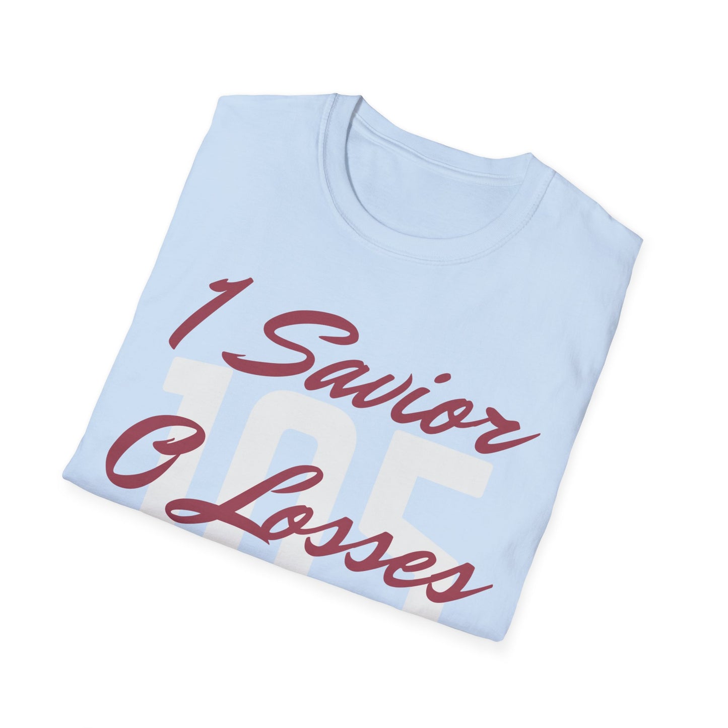 Adult 105 Christian Marron and White Letters