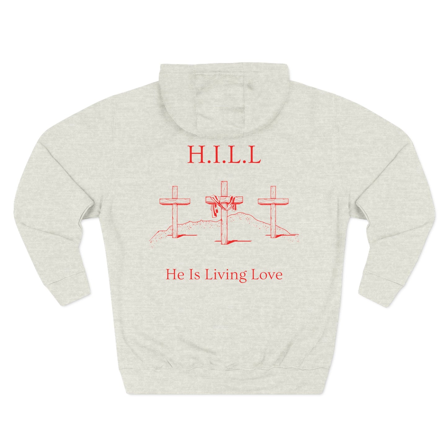 Hill Christian Red Words Hoodie