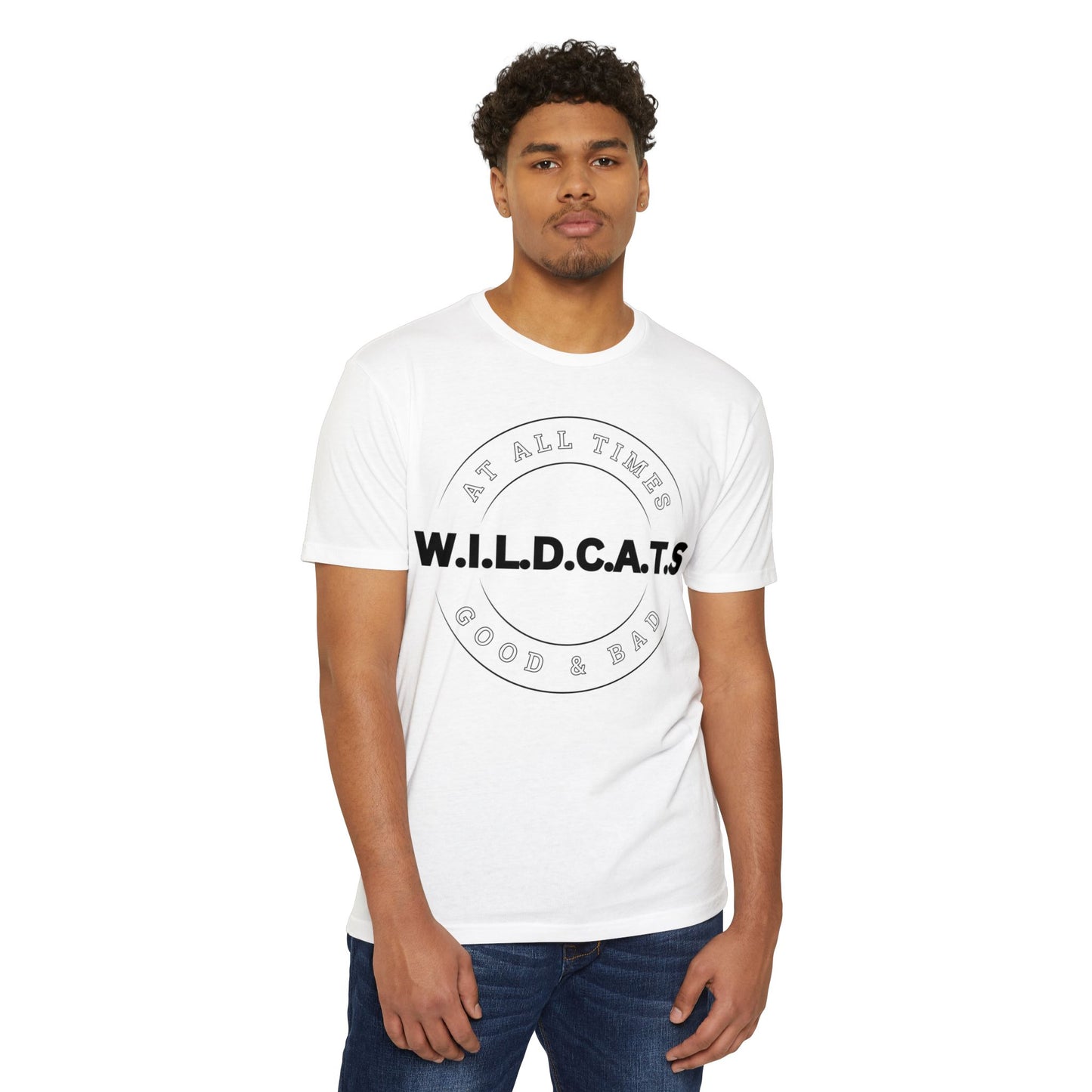 Wildcats Christian Black Letters & Picture