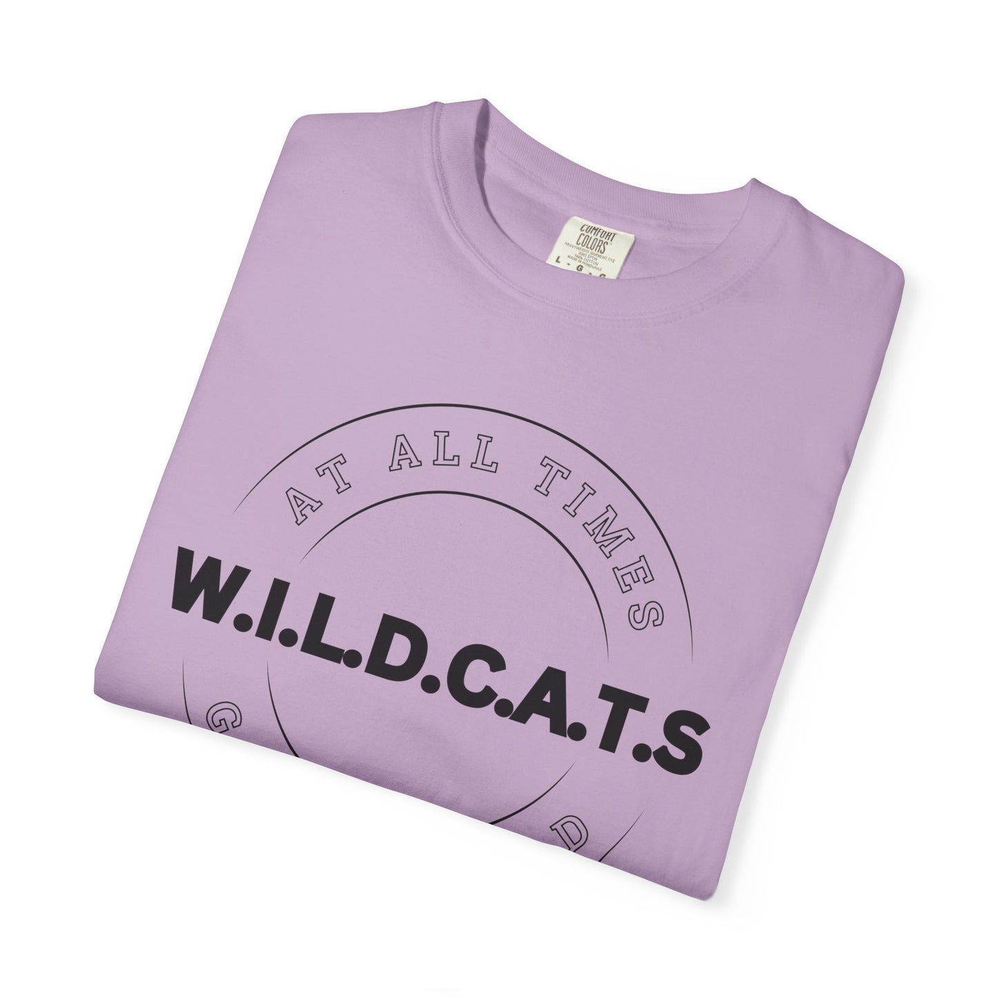 Wildcats Christian Black Letters & Picture