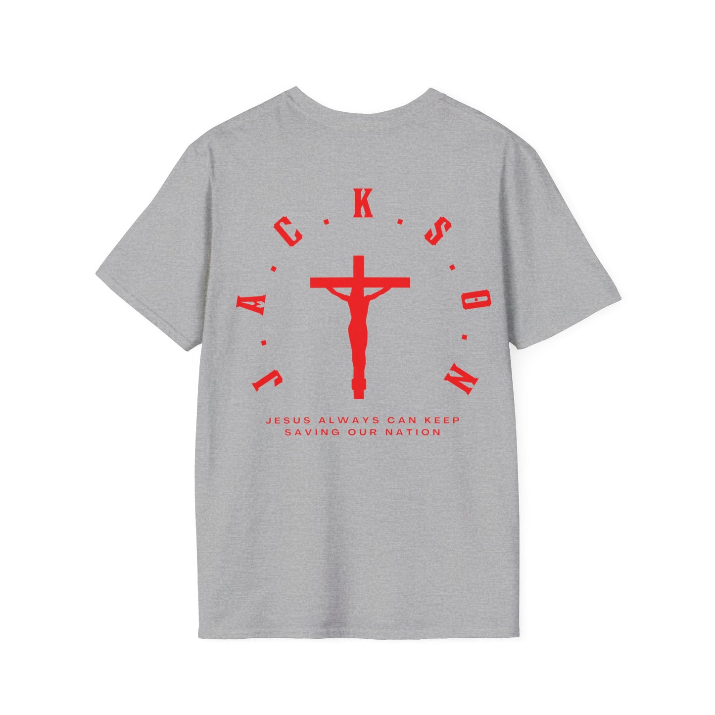 Jackson Believing Christian Red Letters & Cross