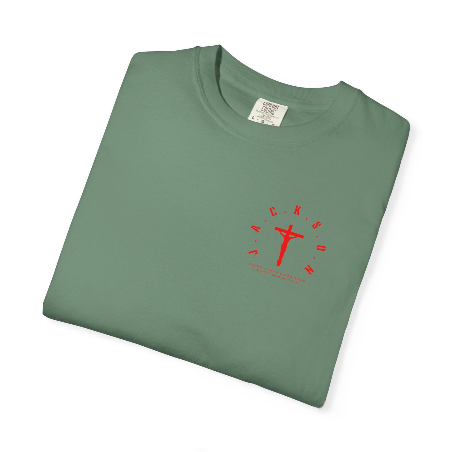 Jackson Believing Christian Red Letters & Cross