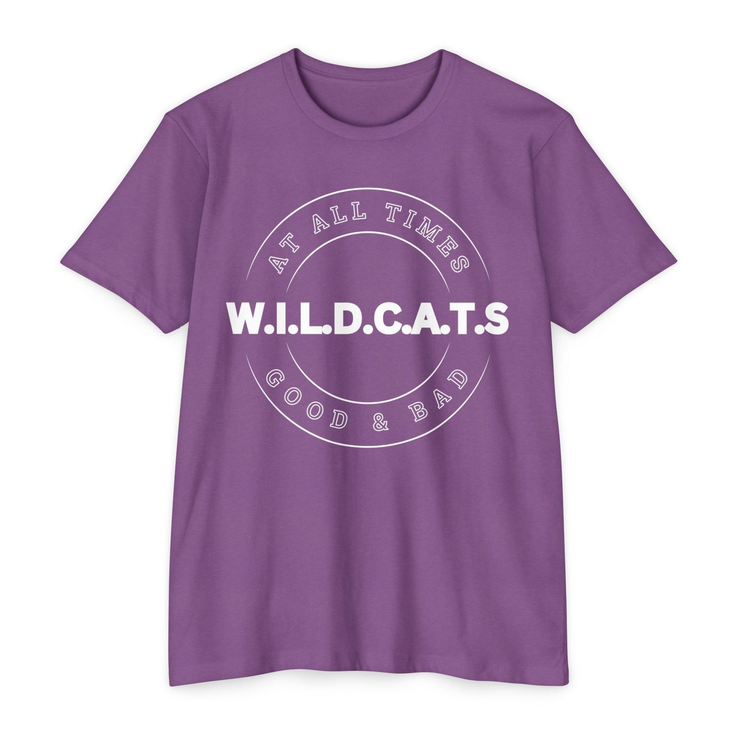 Wildcats Christian White Letters & Picture