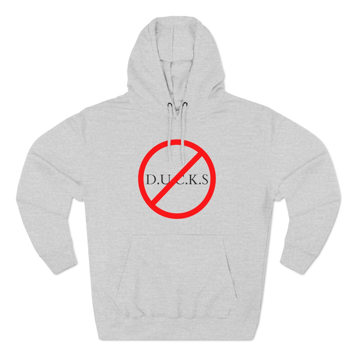Ducks Christian Black Words Hoodie