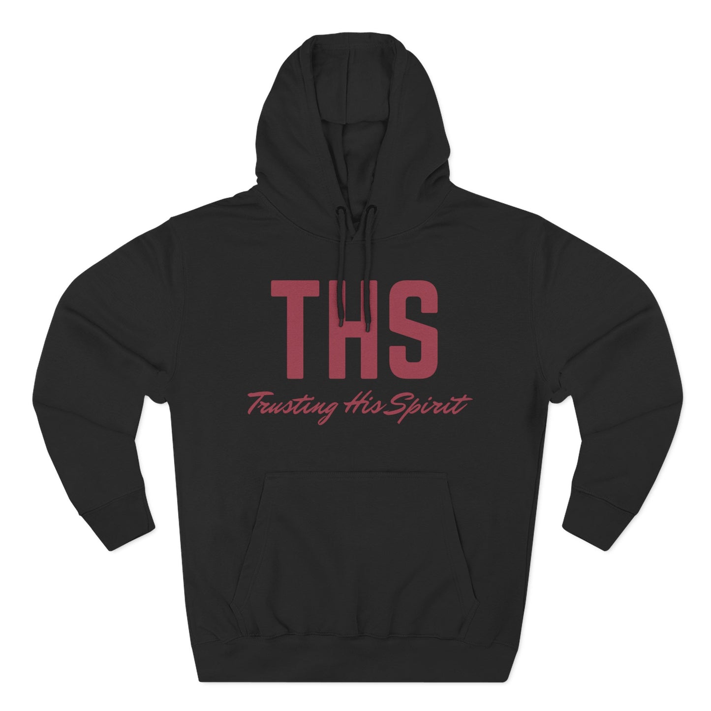 Adult THS Christian Marron Letters Hoodie