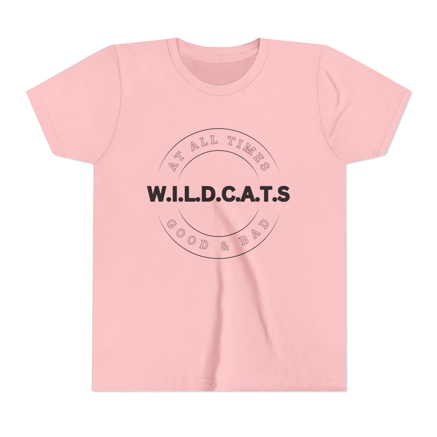 Youth Wildcats Christian Black Letters & Picture