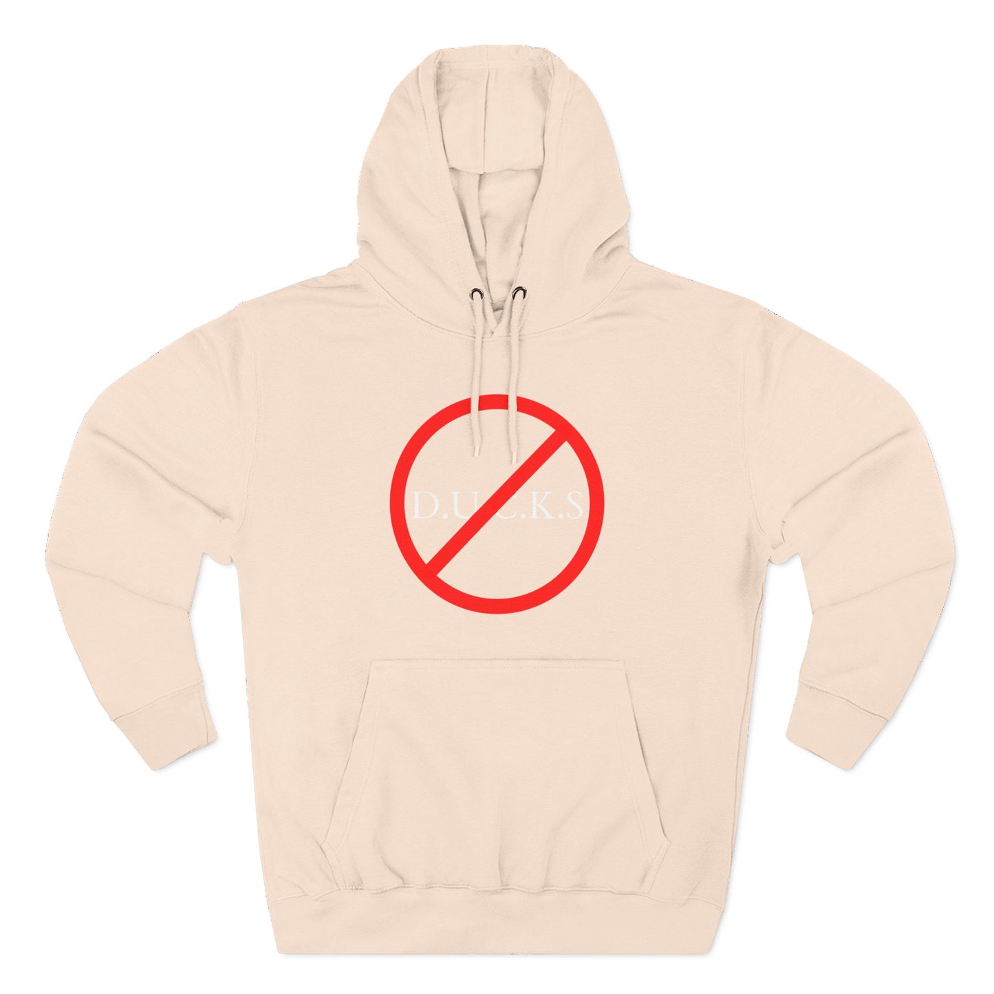 Ducks Christian White Words Hoodie