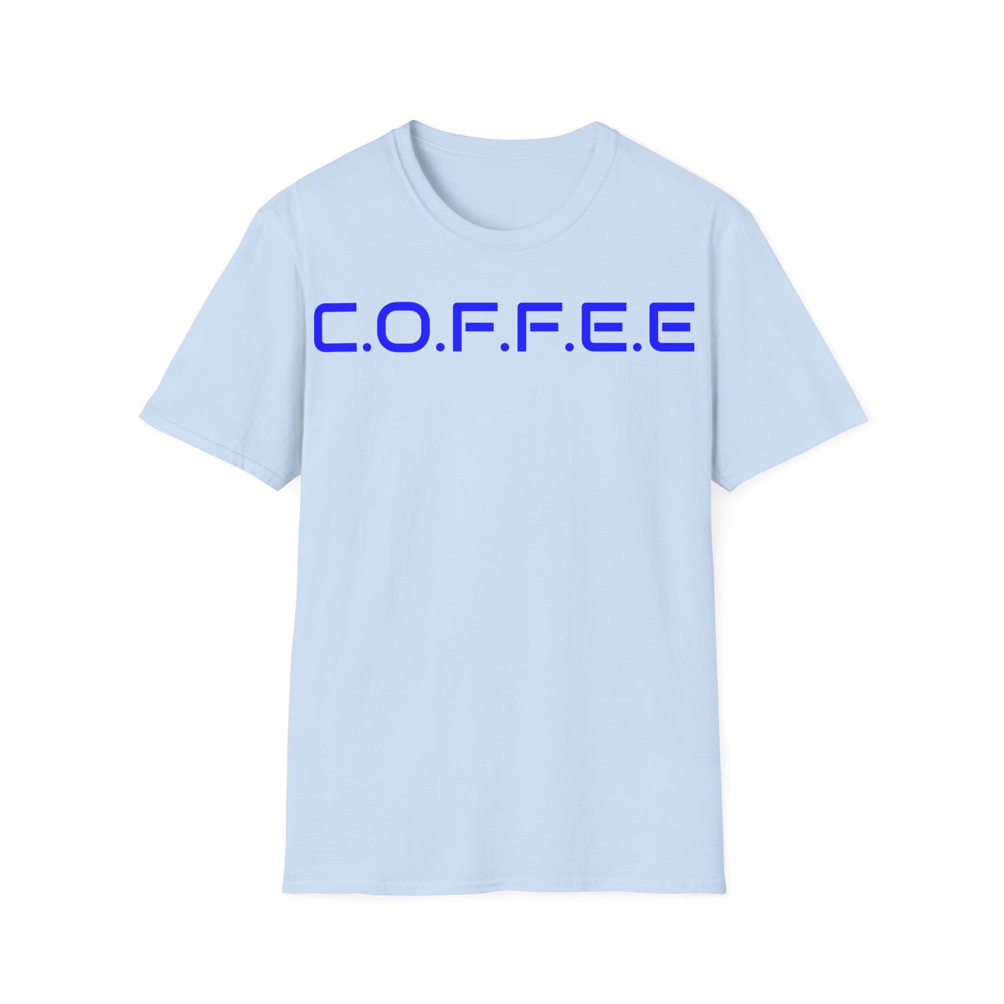 Adult Coffee Christian Blue Words Only