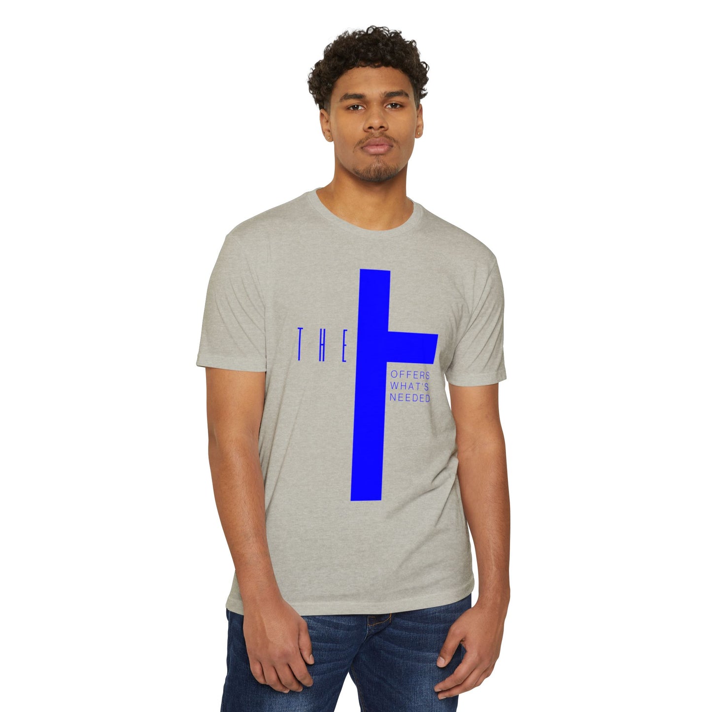 T-Town Blue Cross & Letters Blended