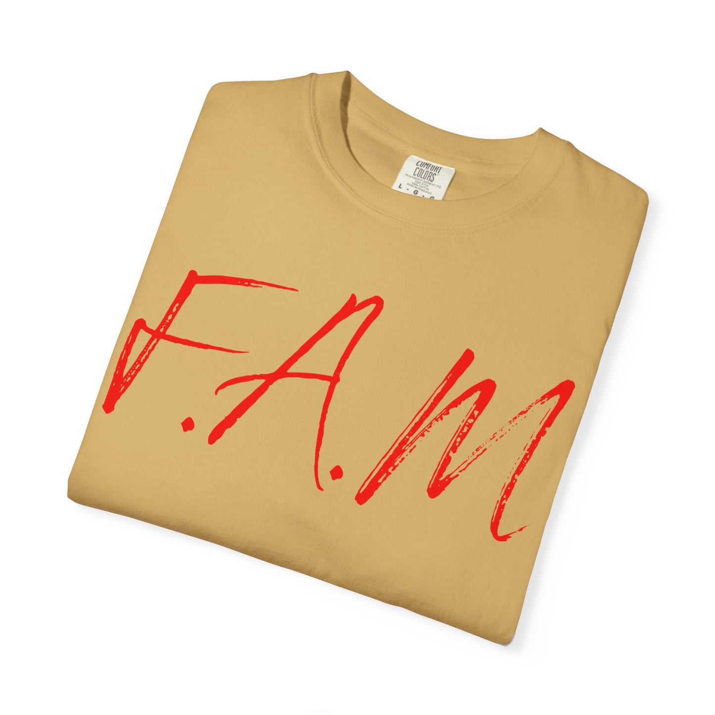 Fam Christian Red Letters & Image