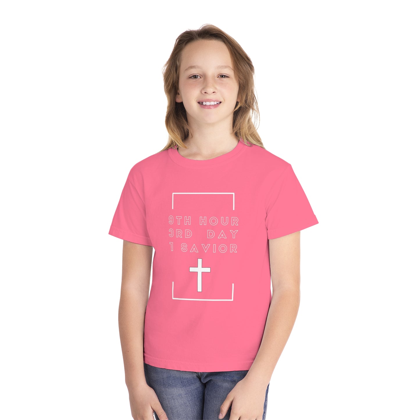 Youth 931 Christian White Letters