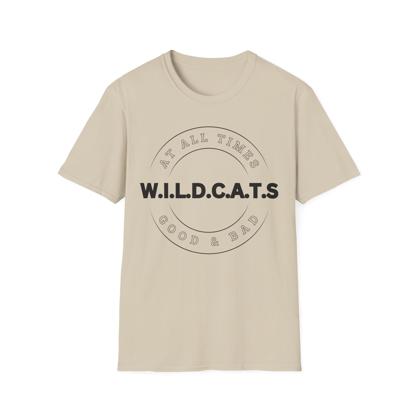 Wildcats Christian Black Letters & Picture