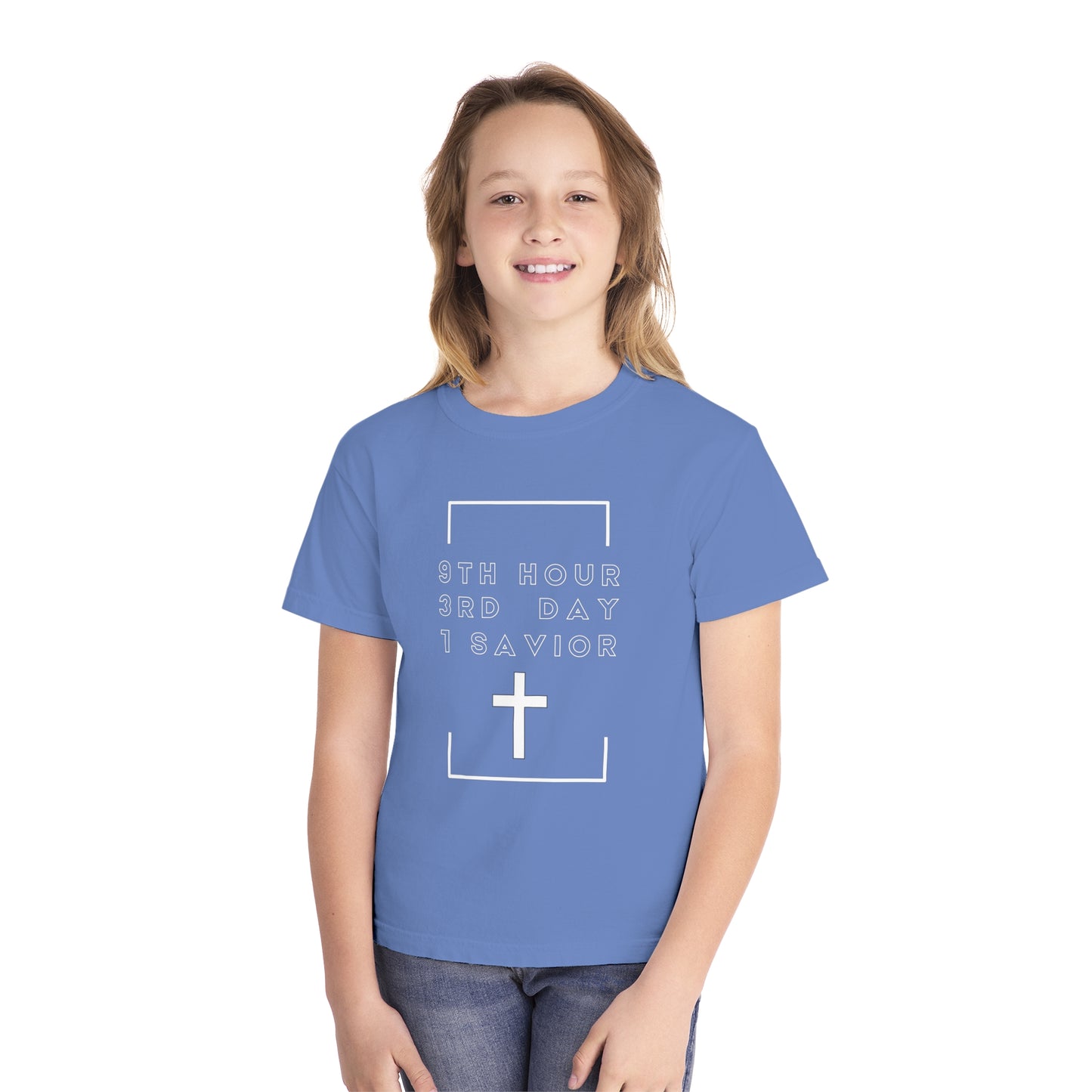 Youth 931 Christian White Letters