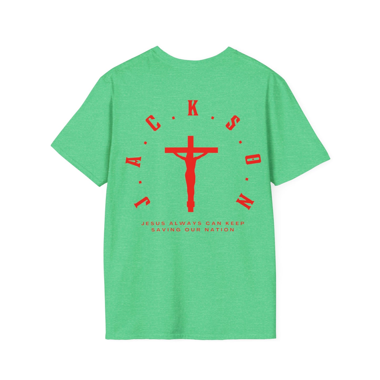 Jackson Believing Christian Red Letters & Cross