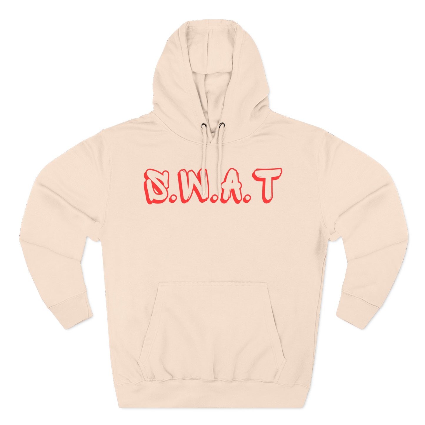 Swat Christian Red Words Hoodie