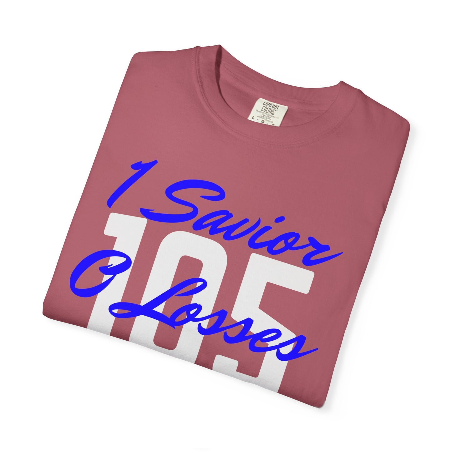 Adult 105 Christian Blue and White Letters