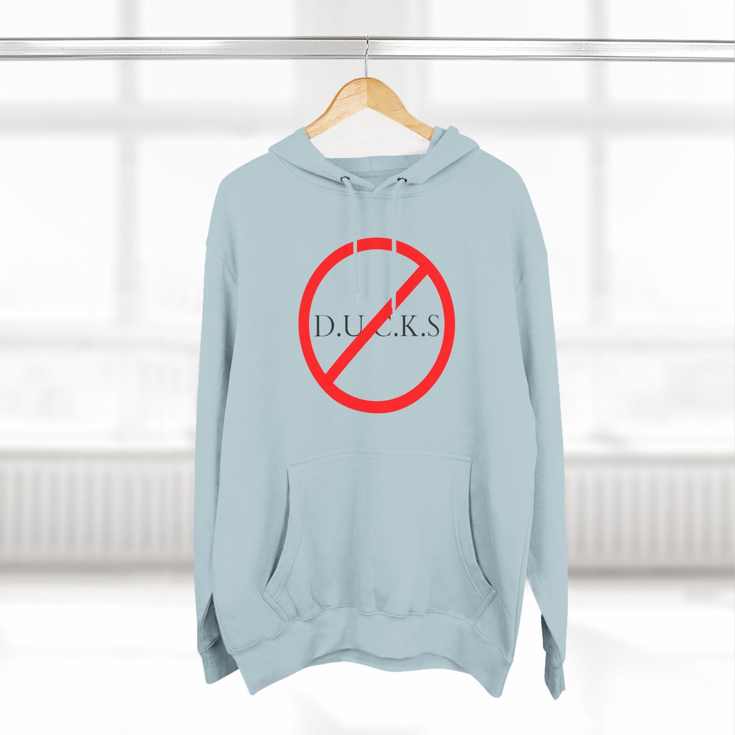 Ducks Christian Black Words Hoodie
