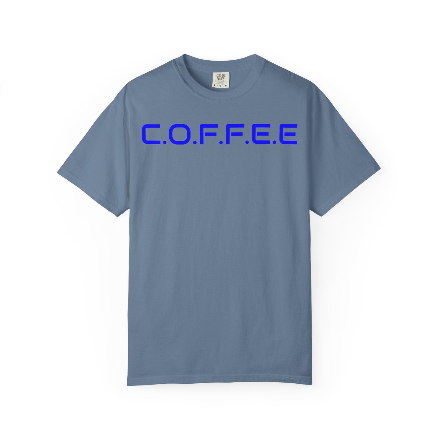 Adult Coffee Christian Blue Words Only