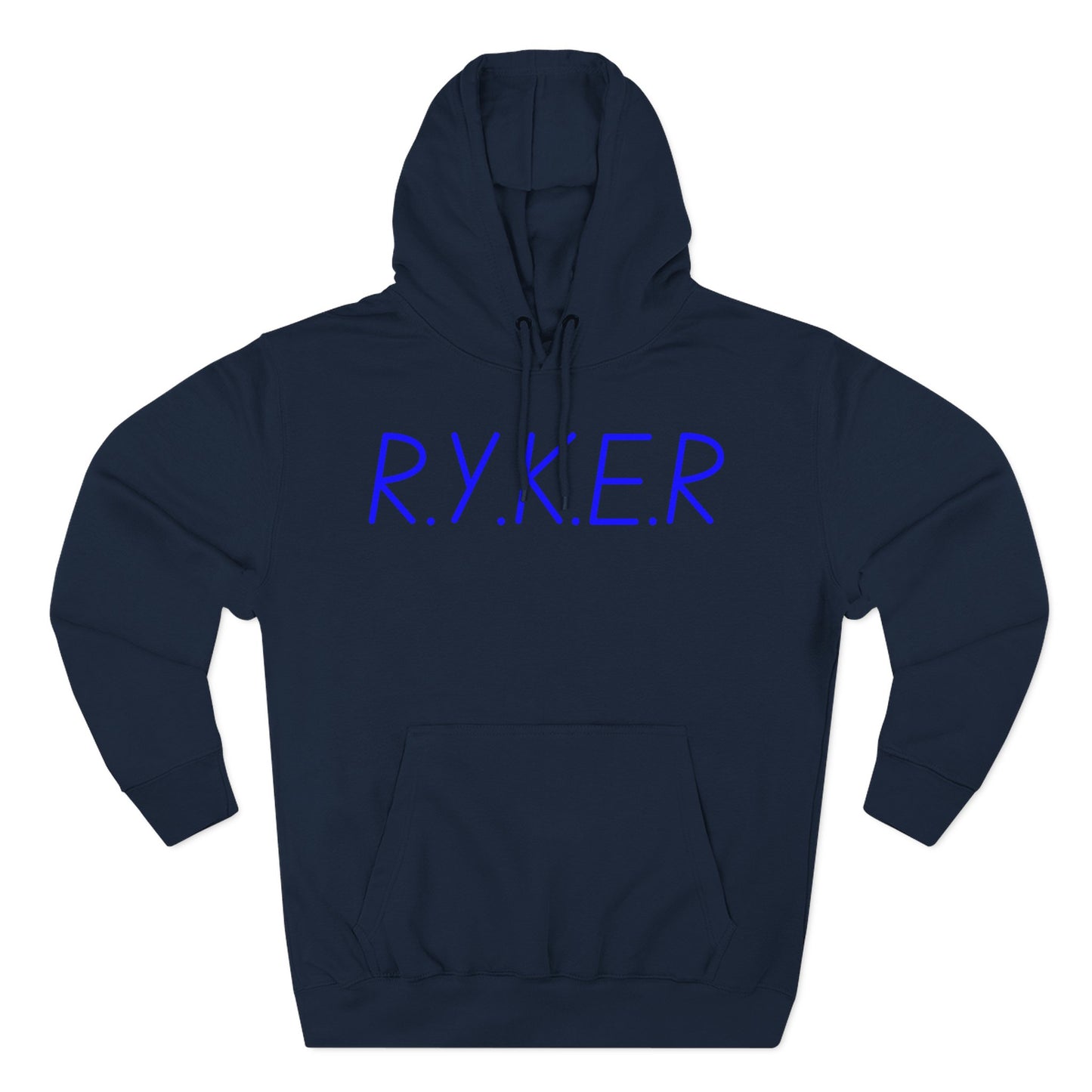 RYKER Christian Blue Letters Hoodie