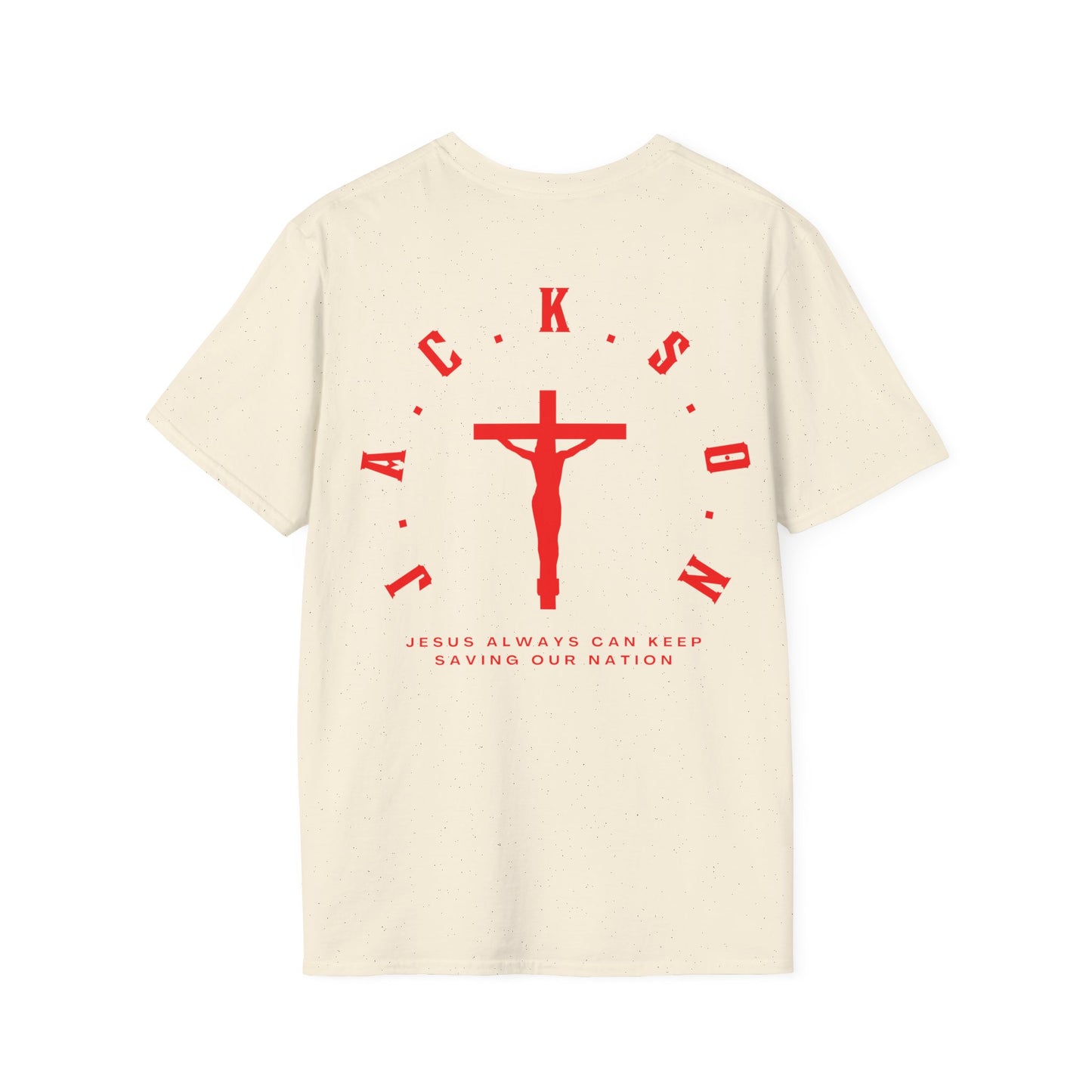 Jackson Believing Christian Red Letters & Cross