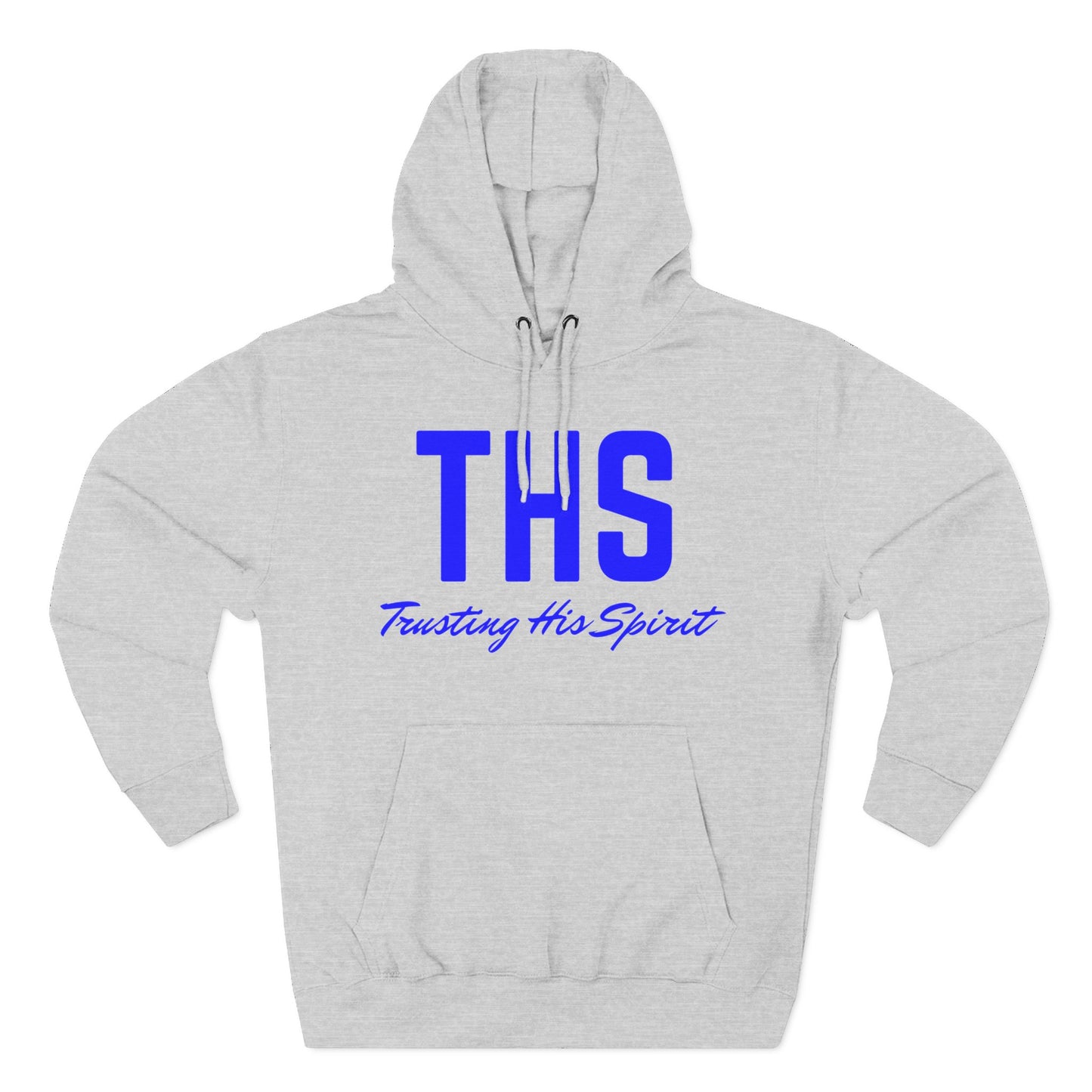 Adult THS Christian Blue Letters Hoodie