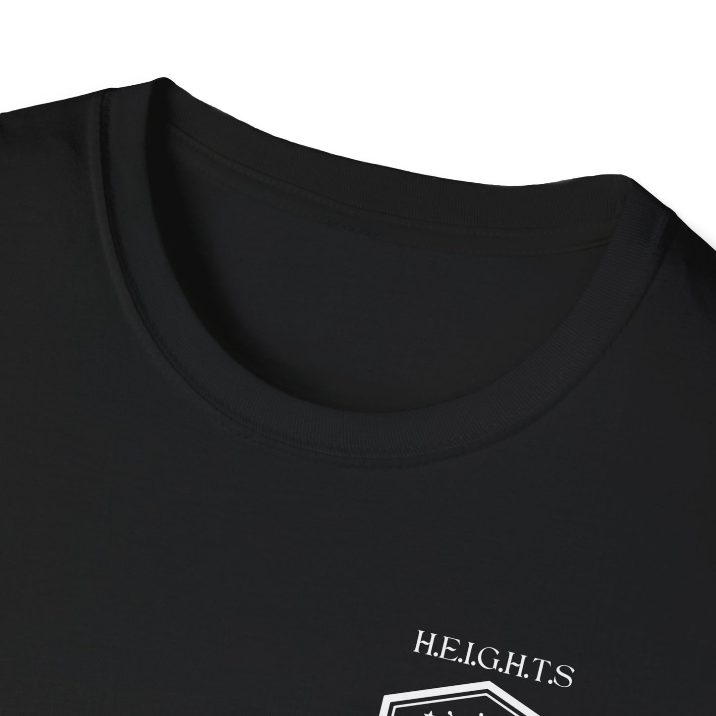 Heights Christian White Letters & Image