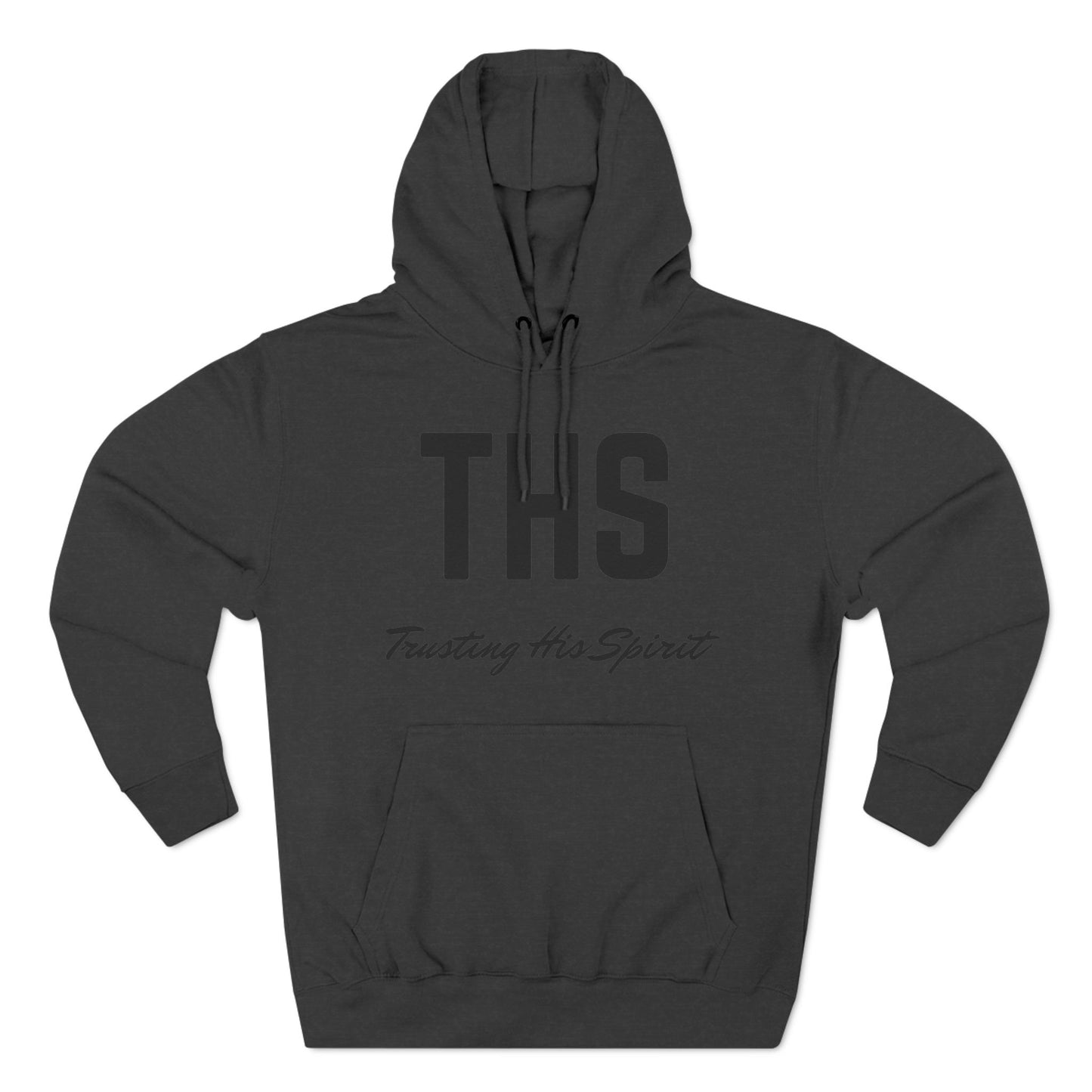 Adult THS Christian Black Letters Hoodie