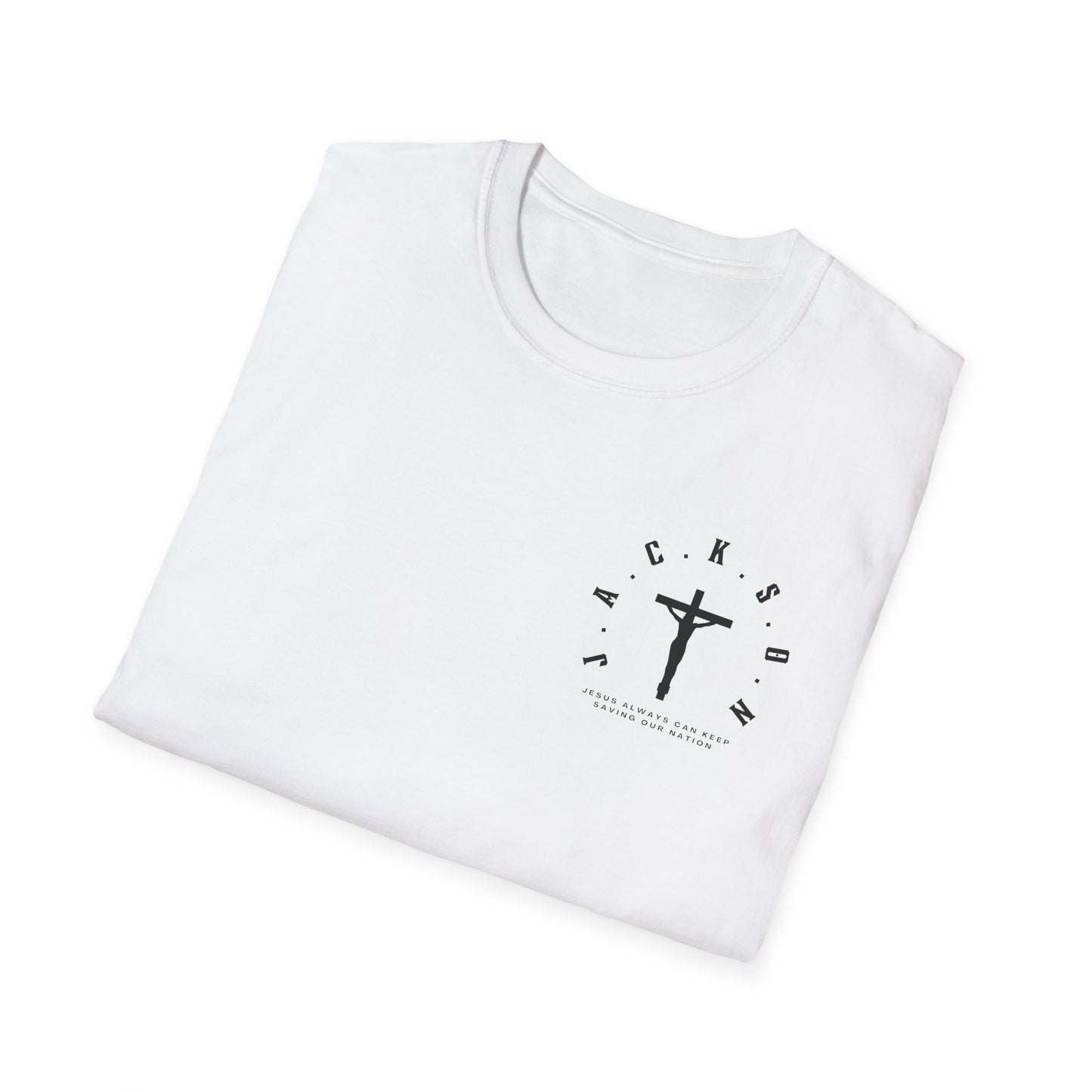 Jackson Believing Christian Black Letters & Cross