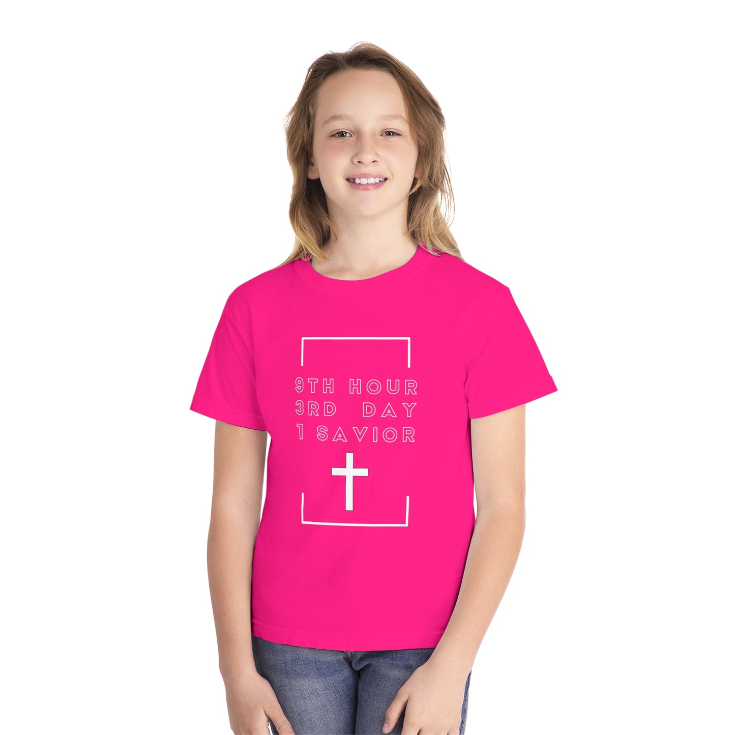 Youth 931 Christian White Letters