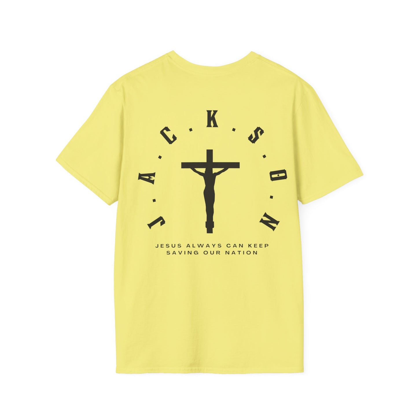 Jackson Believing Christian Black Letters & Cross