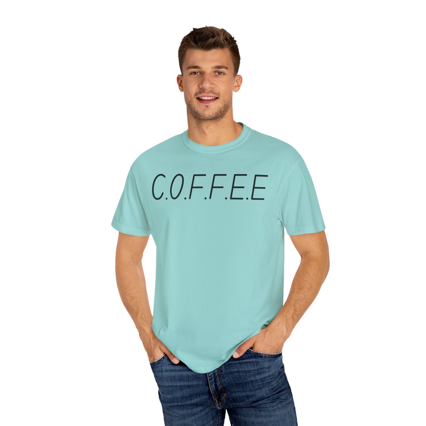 Specialty Adult Coffee Christian Blue Words & Woman Image