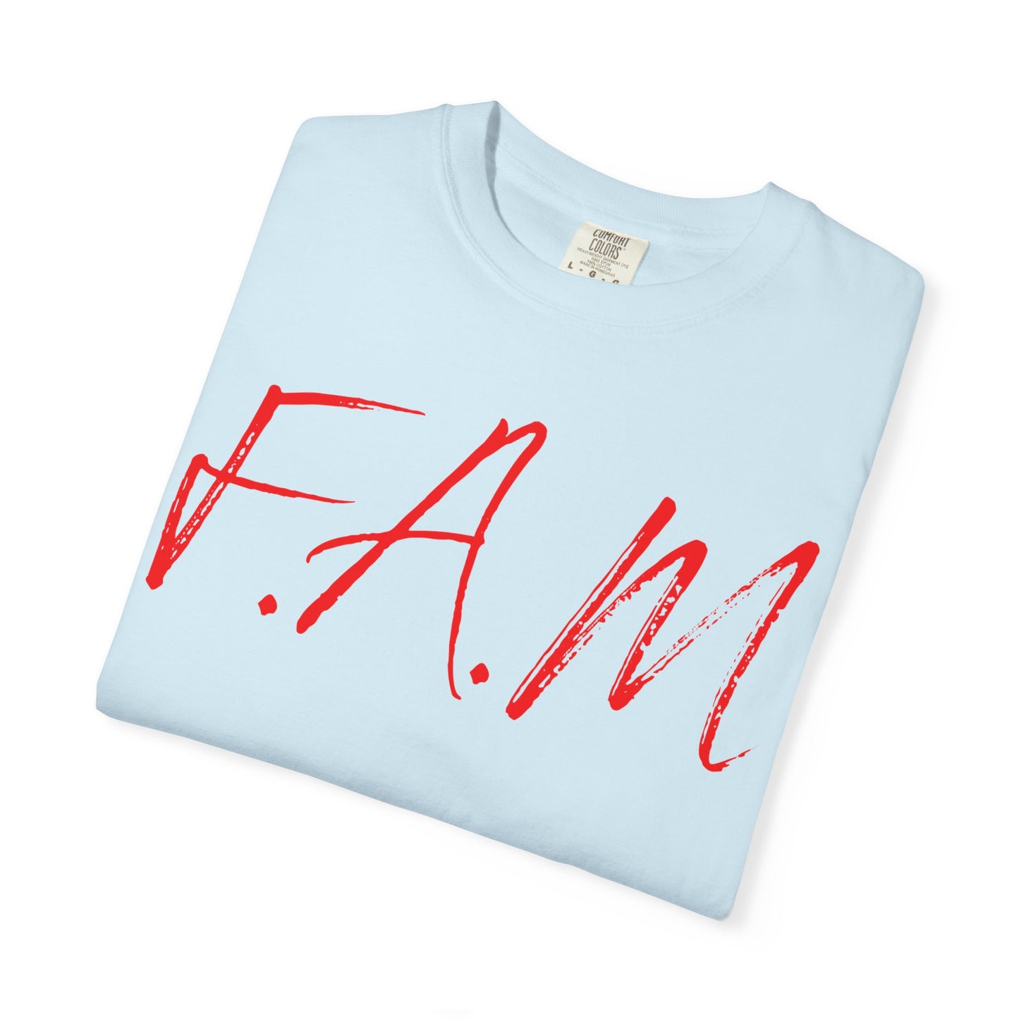 Fam Christian Red Letters & Image