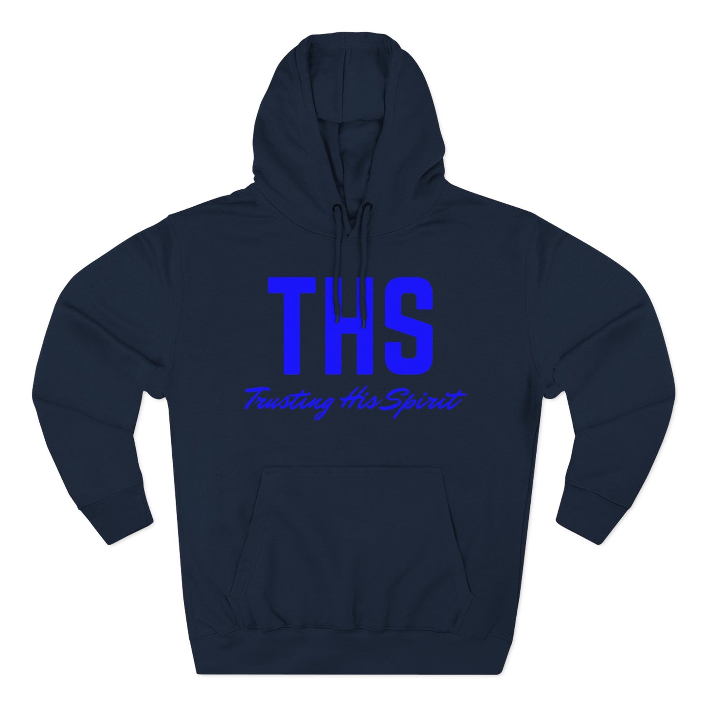 Adult THS Christian Blue Letters Hoodie
