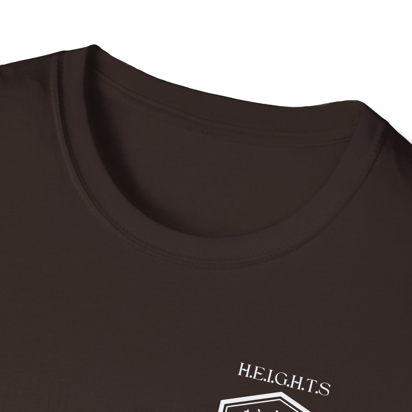 Heights Christian White Letters & Image
