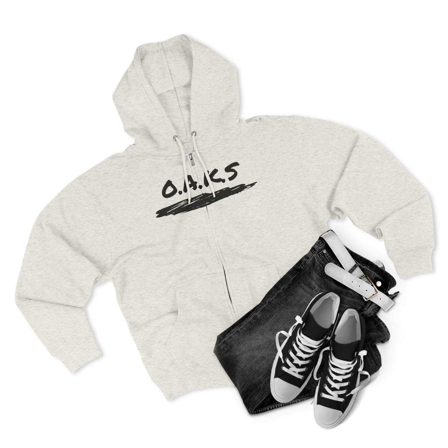 Oaks Christian Black Hoodie Zipper