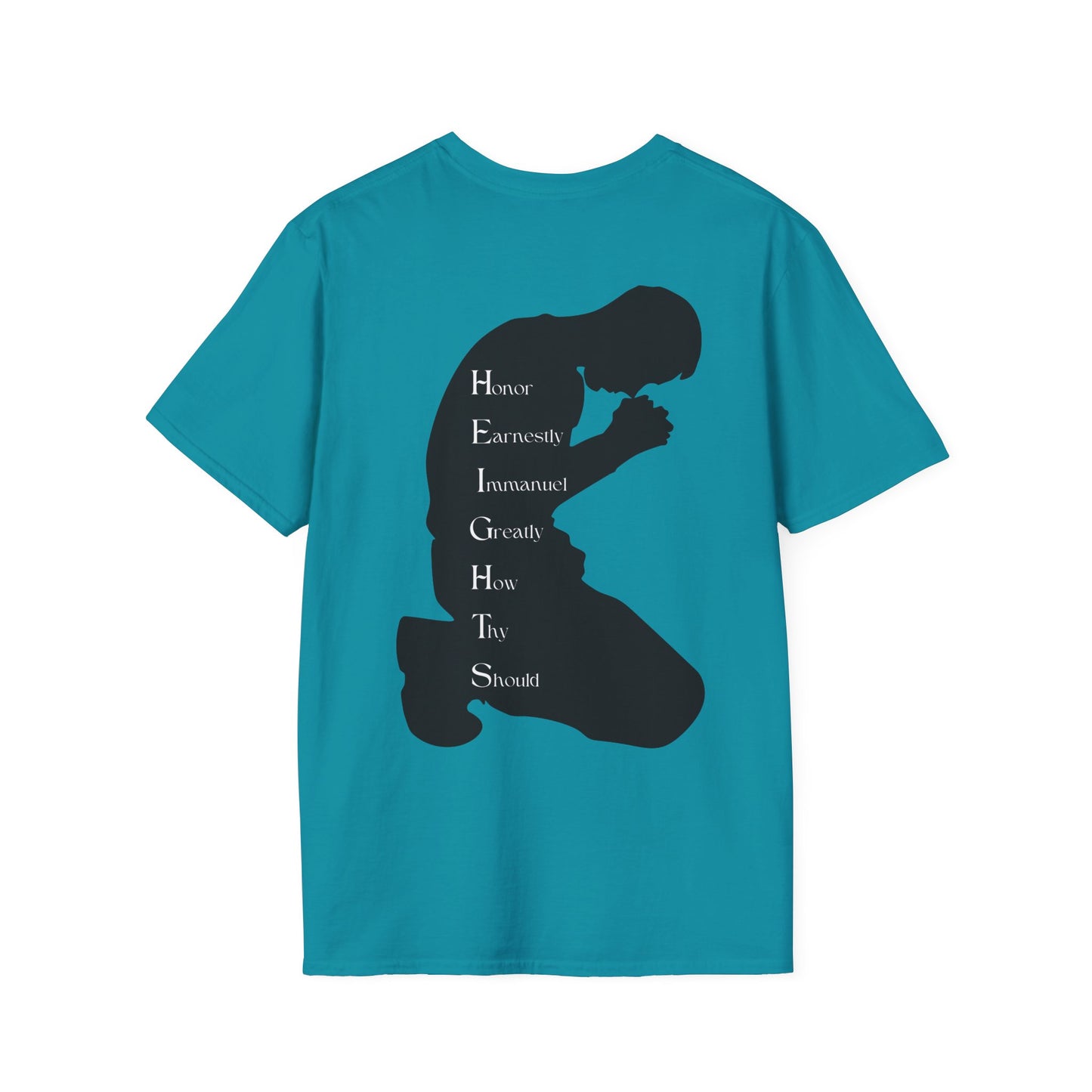 Heights Christian Black Letters & Image