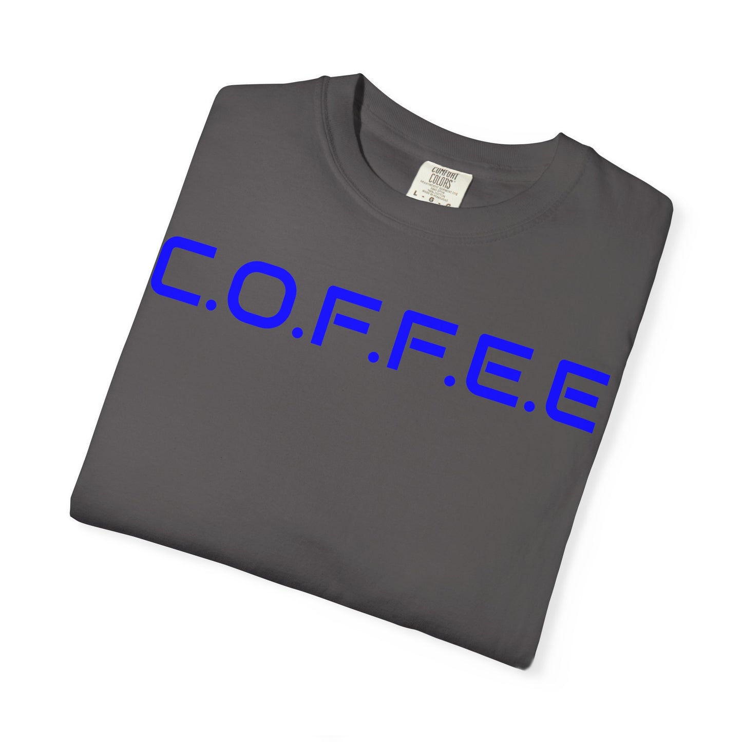 Adult Coffee Christian Blue Words Only