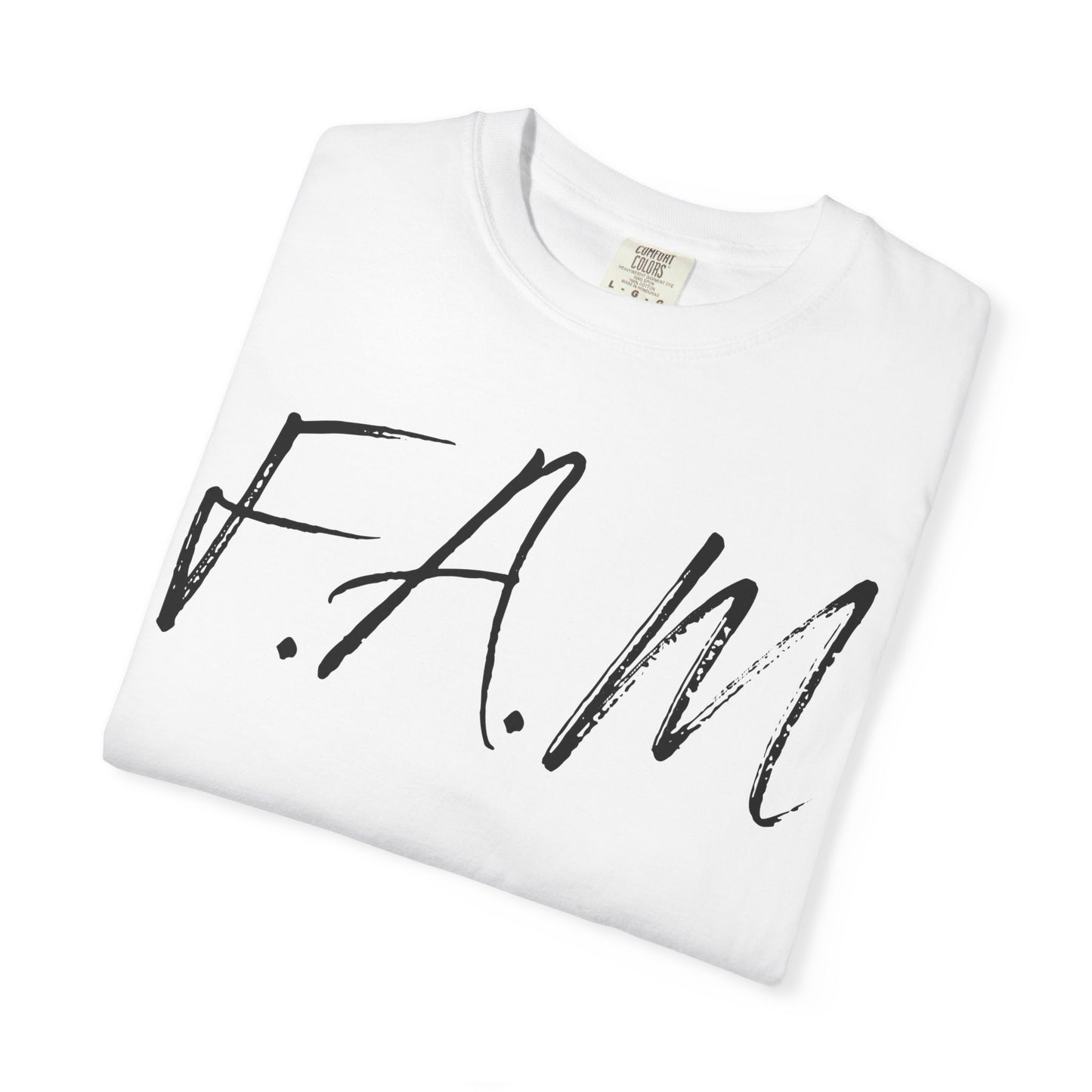 Fam Christian Black Letters & Image