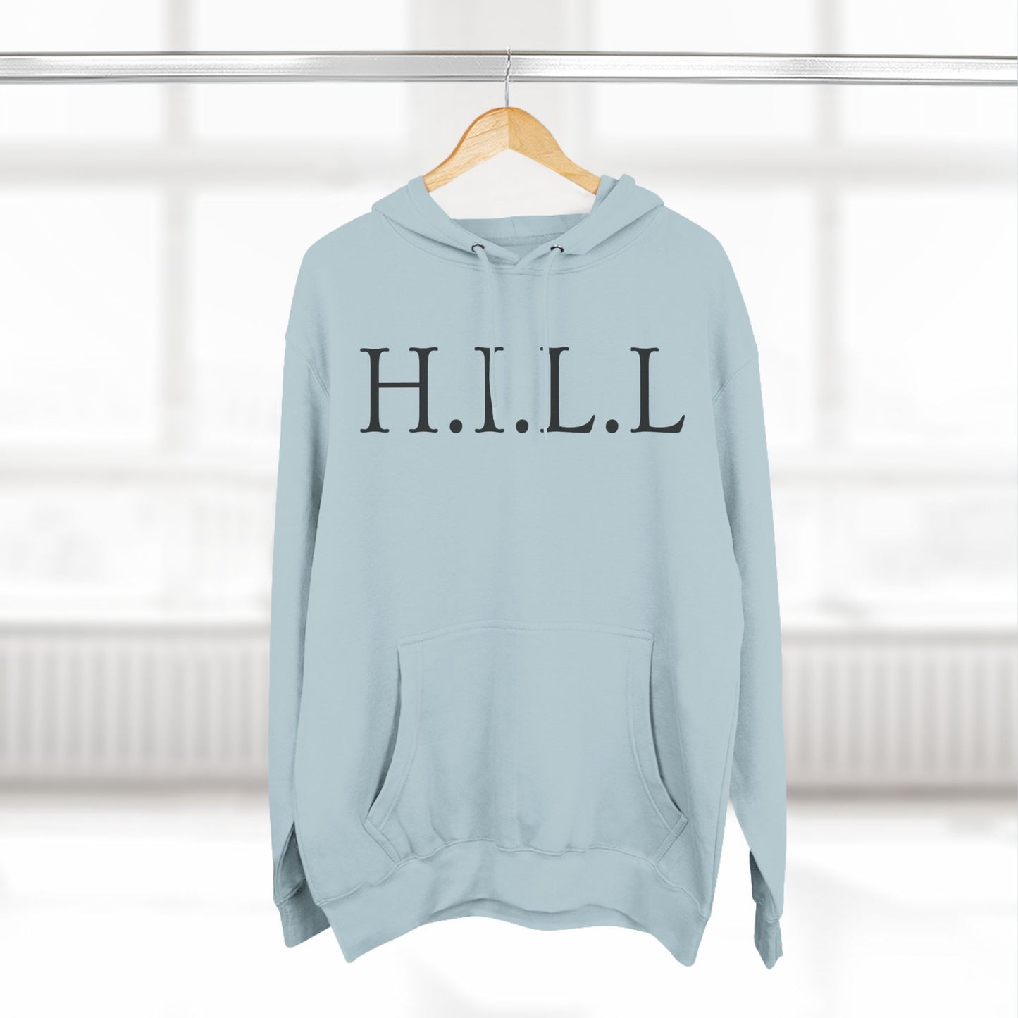 Hill Christian Black Words Hoodie
