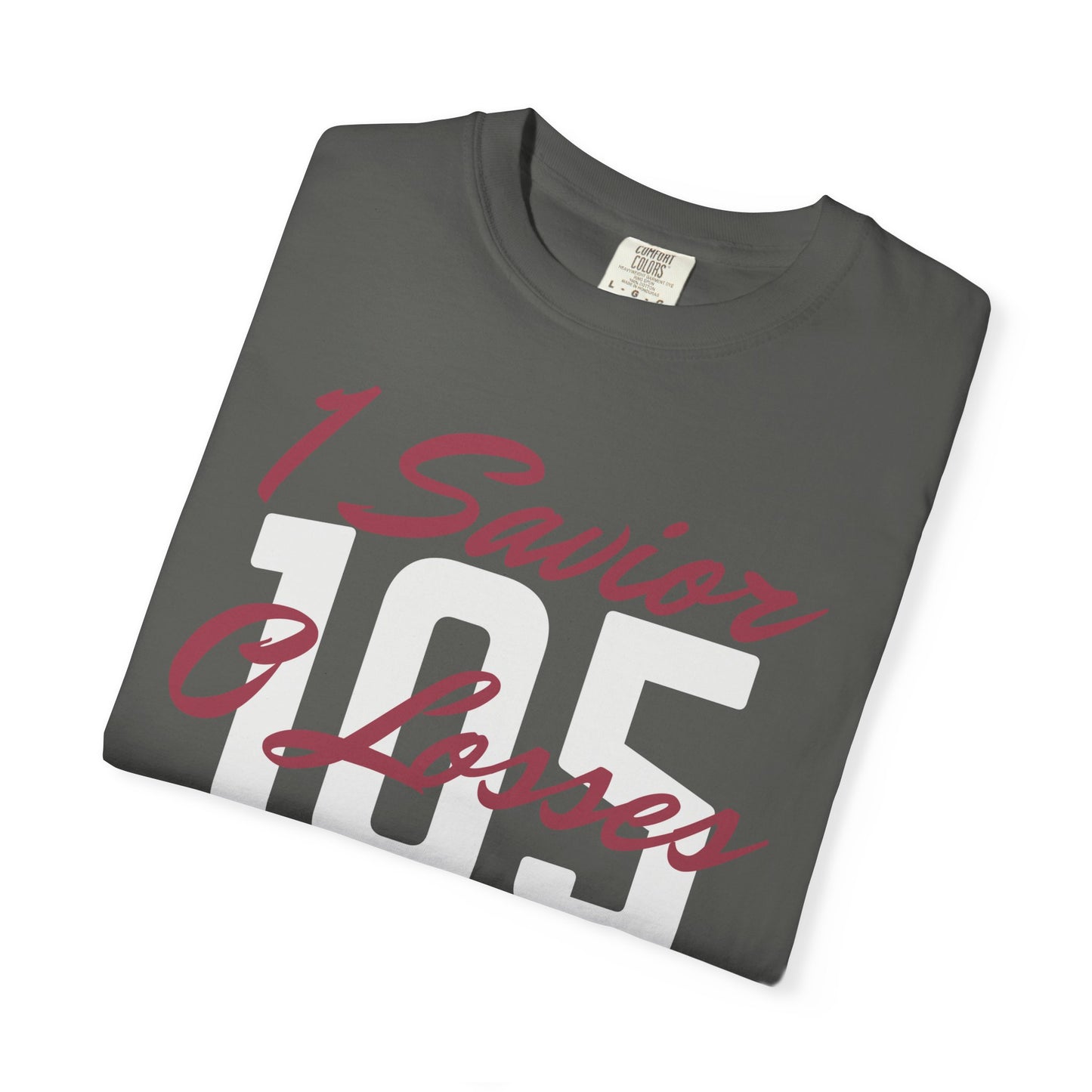 Adult 105 Christian Marron and White Letters