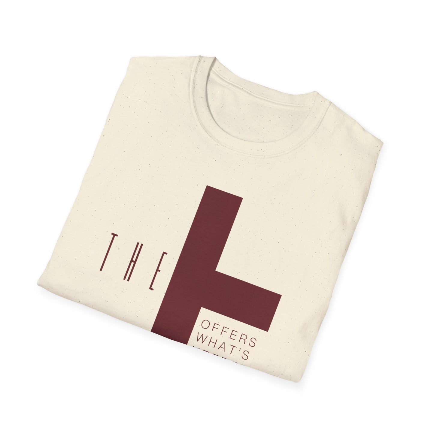 T-Town Marron Cross & Letters