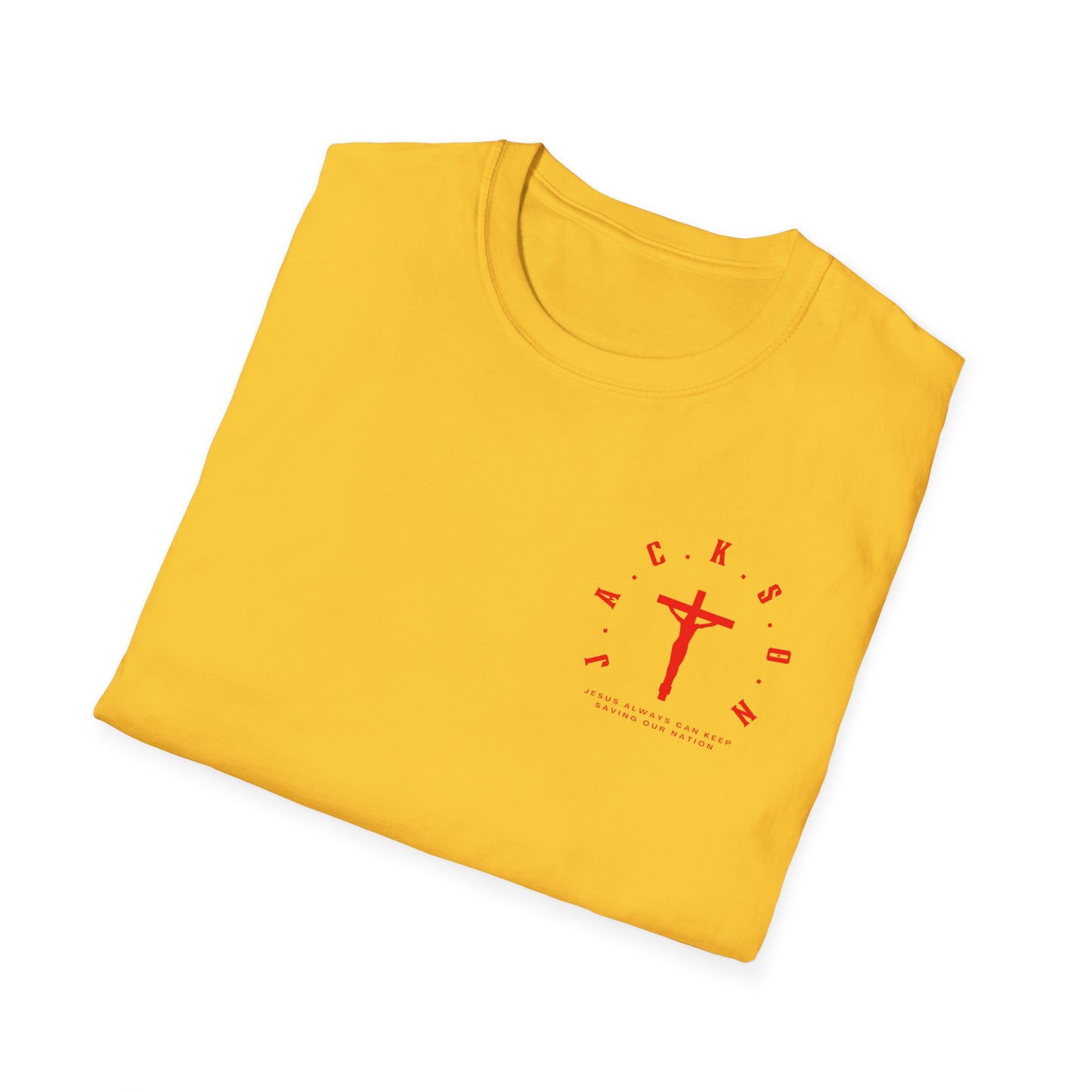 Jackson Believing Christian Red Letters & Cross