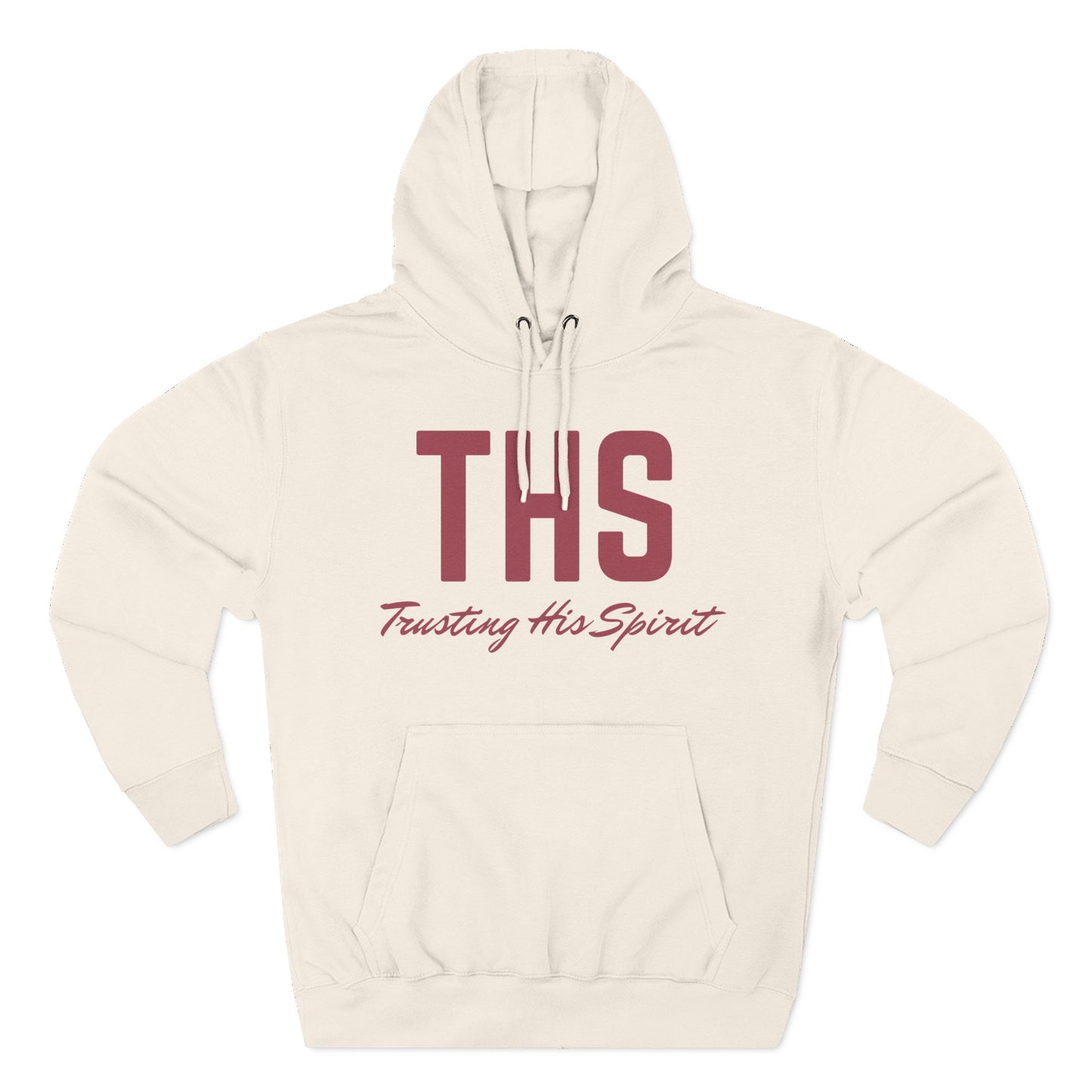 Adult THS Christian Marron Letters Hoodie