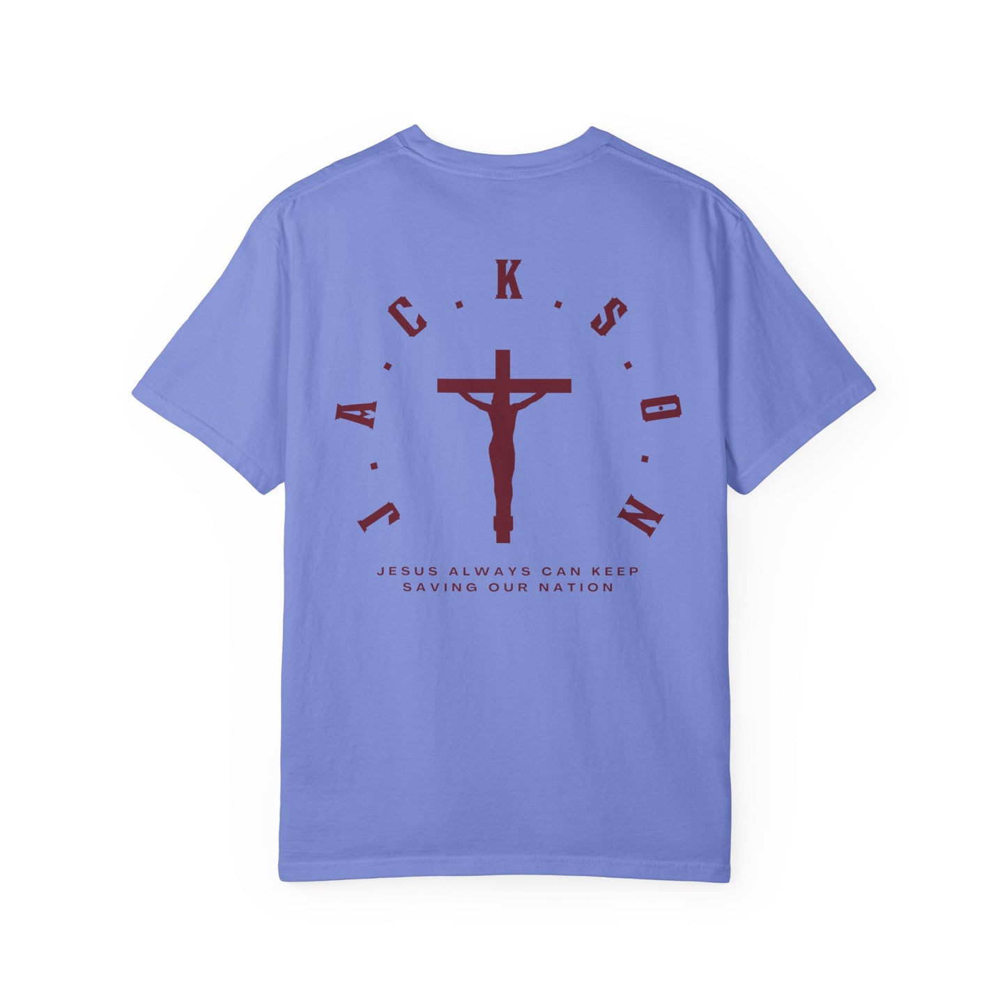 Jackson Believing Christian Marron Letters & Cross